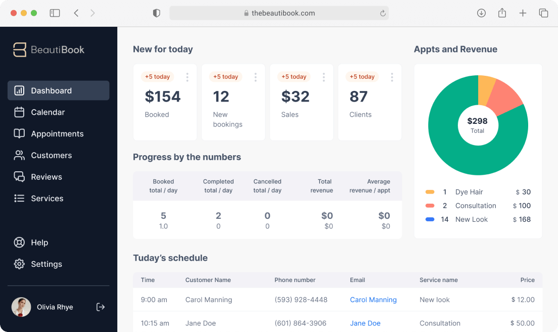 Online Booking System for Beauty Salons Online Booking System for Beauty Salons