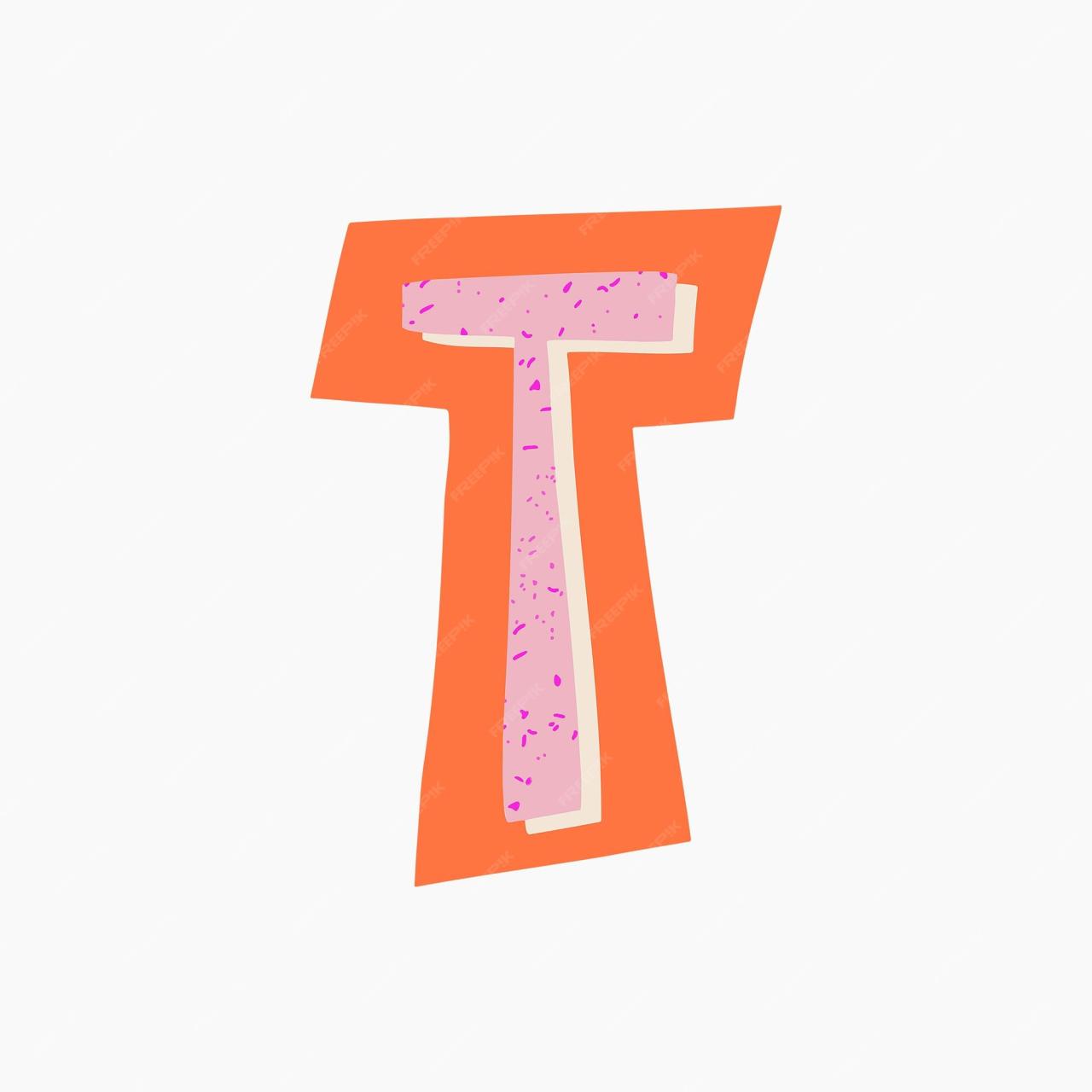 T Letter - Letter T In Black - (2000x2000) Png Clipart Download